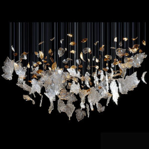 Chandelier Light Vargov - Frozen Leaves