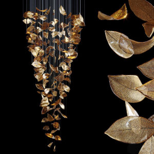 Chandelier Light Vargov - Frozen Leaves 2