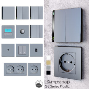 Plastic panel switch