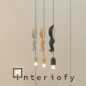 Squirrel pendant lamp
